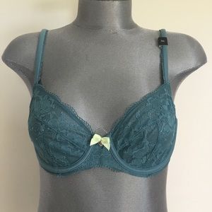 ❤️2 for $25❤️ Victoria's Secret BODY Bra teal 34C